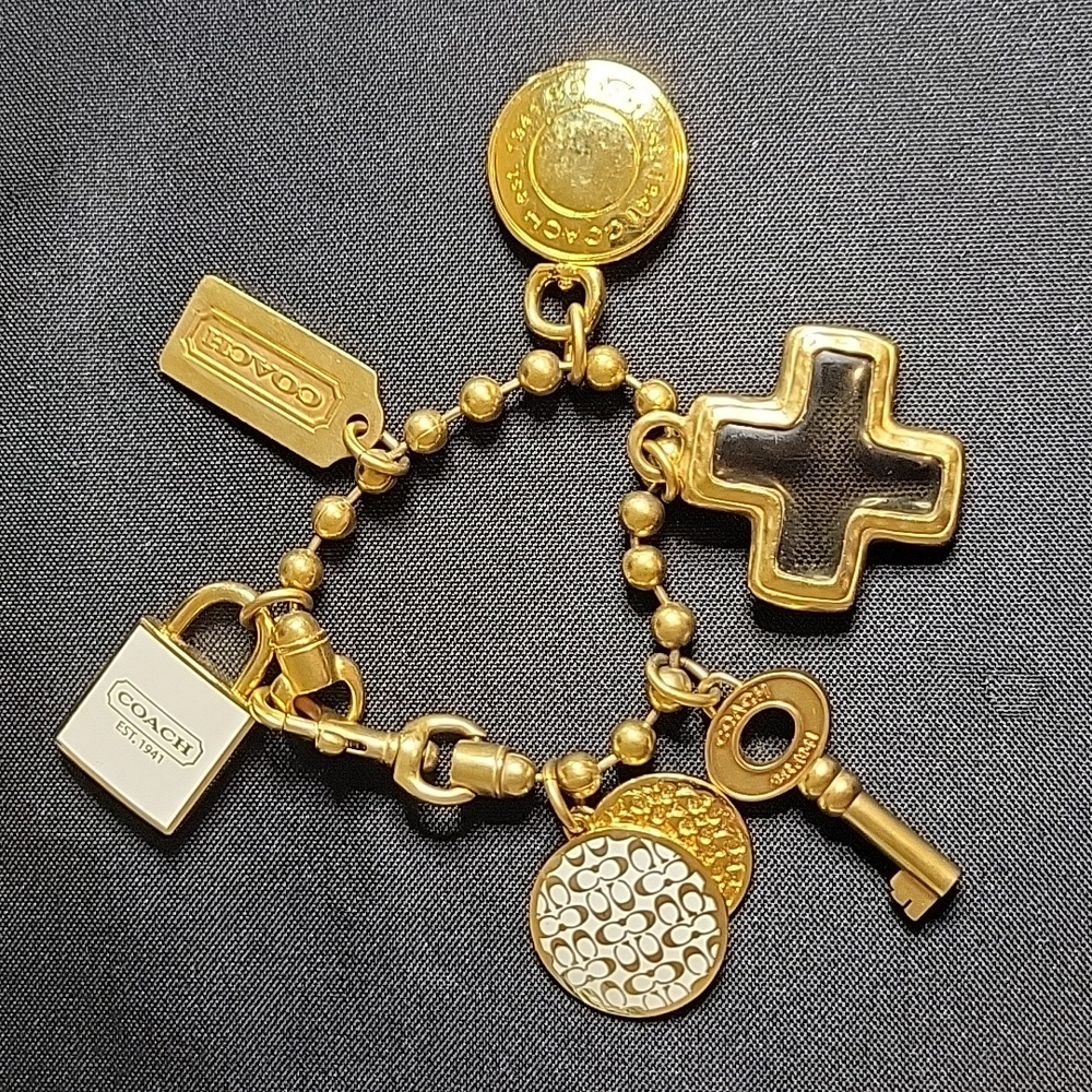 Vintage Coach Charm Bracelet